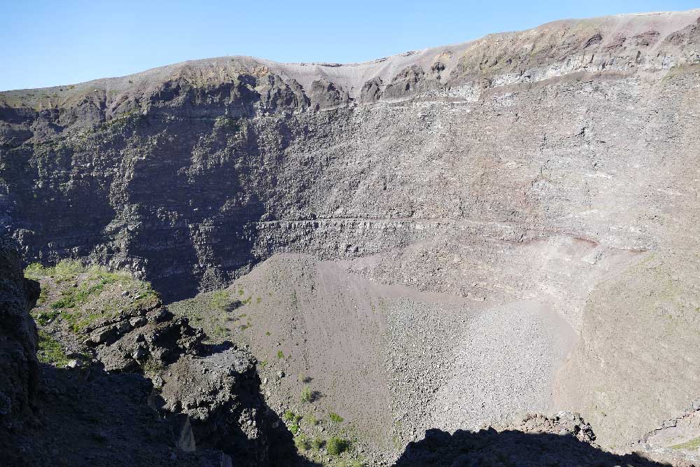 Crater Mount Vesuvius